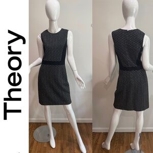 Theory Toli Chevon Shift Dress